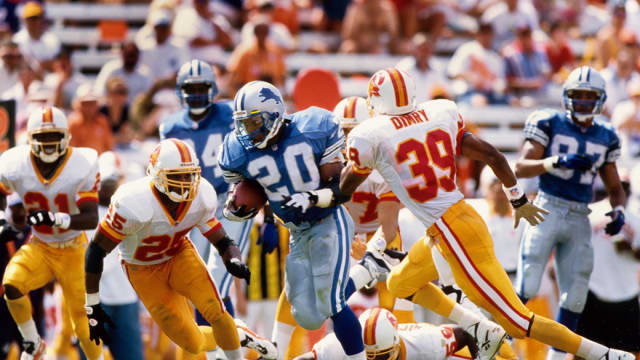 Former Detroit Lions running back Barry Sanders